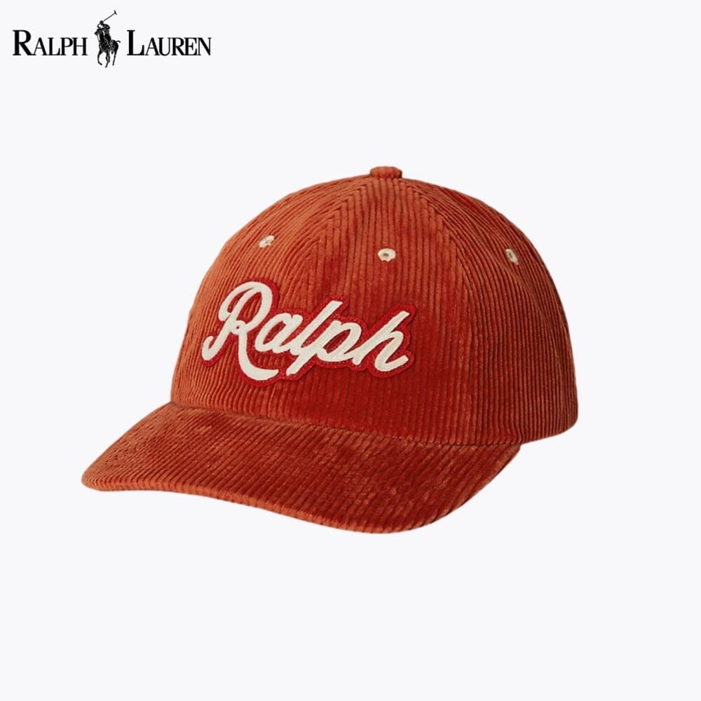 Ralph Lauren Logo Corduroy Ball Cap LS Spring X