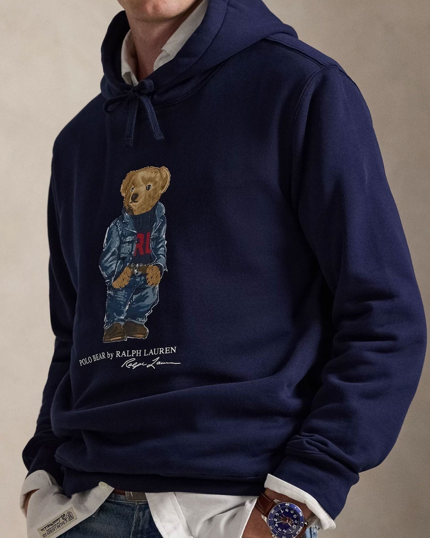 Ralph Lauren Polo Bear Fleece Hoodie LS
