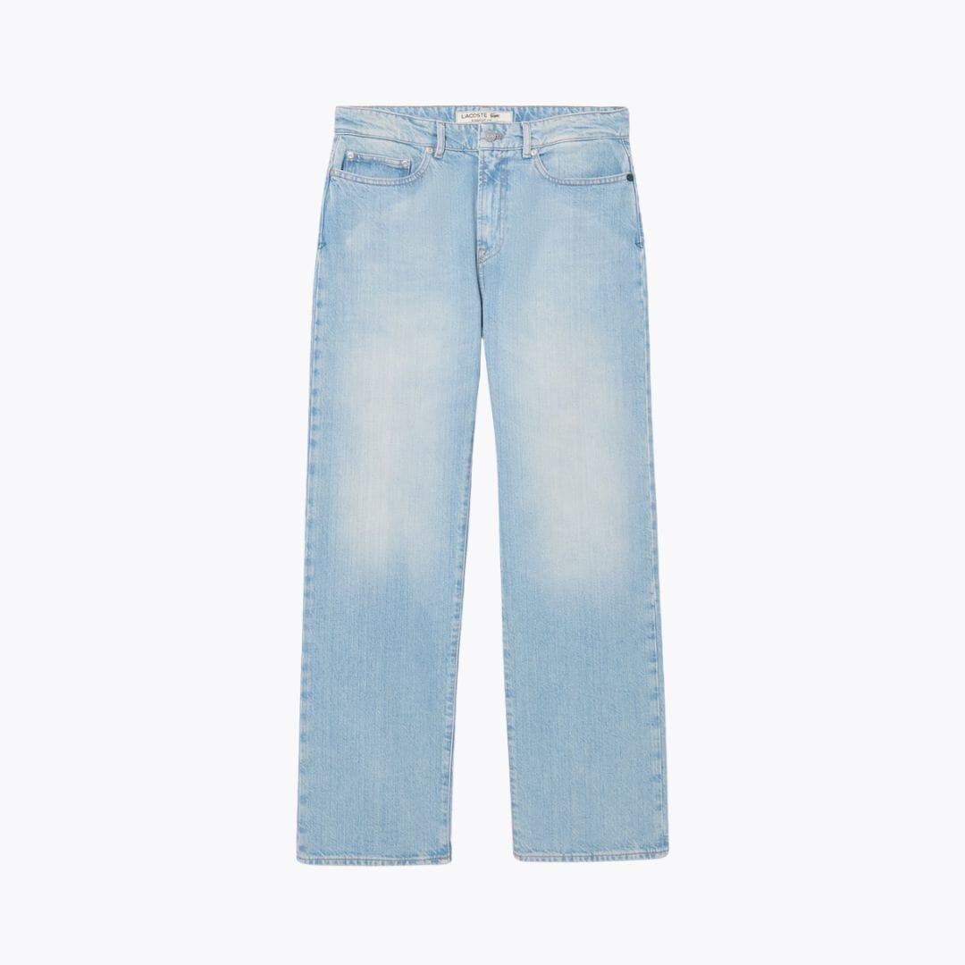 Lacoste 5 Pocket Straight Cut Jeans LS Light Blue S
