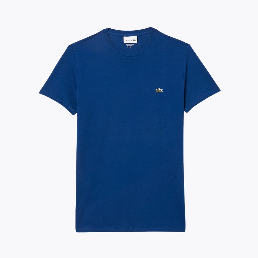 Lacoste Cotton Pima T-Shirt LS Globe Blue S
