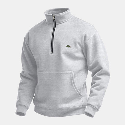 Lacoste Half Zip Sweater LS Dark Gray S