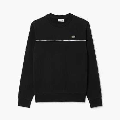 Lacoste Logo Trim Fleece Sweatshirt LS Black S