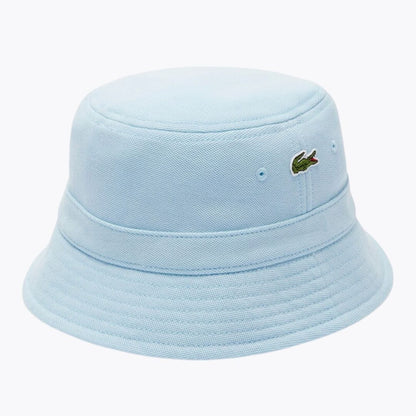 Lacoste Piqué Bucket Hat LS Light Blue