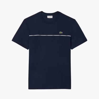 Lacoste Trim Cotton Jersey T-shirt LS Midnight Blue S