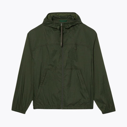 Lacoste Water-Repellent Packable Nylon Jacket LS Bottle Green S