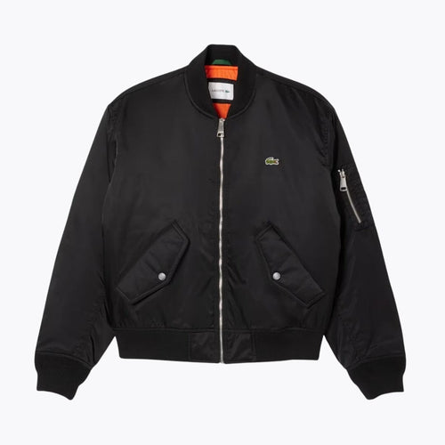 Lacoste Water-Repellent Padded Bomber Jacket LS Black S