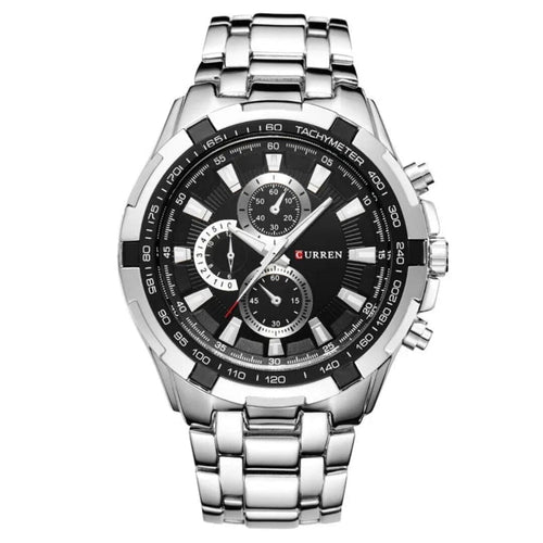 Poedagar Enigmatic LS Silver Black