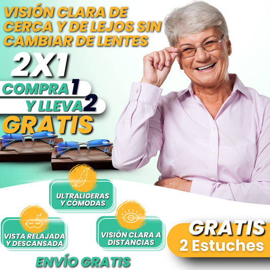 LENTES MULTIFOCALES INTELIGENTES TT | Compra 1 Recibe 1 Gratis