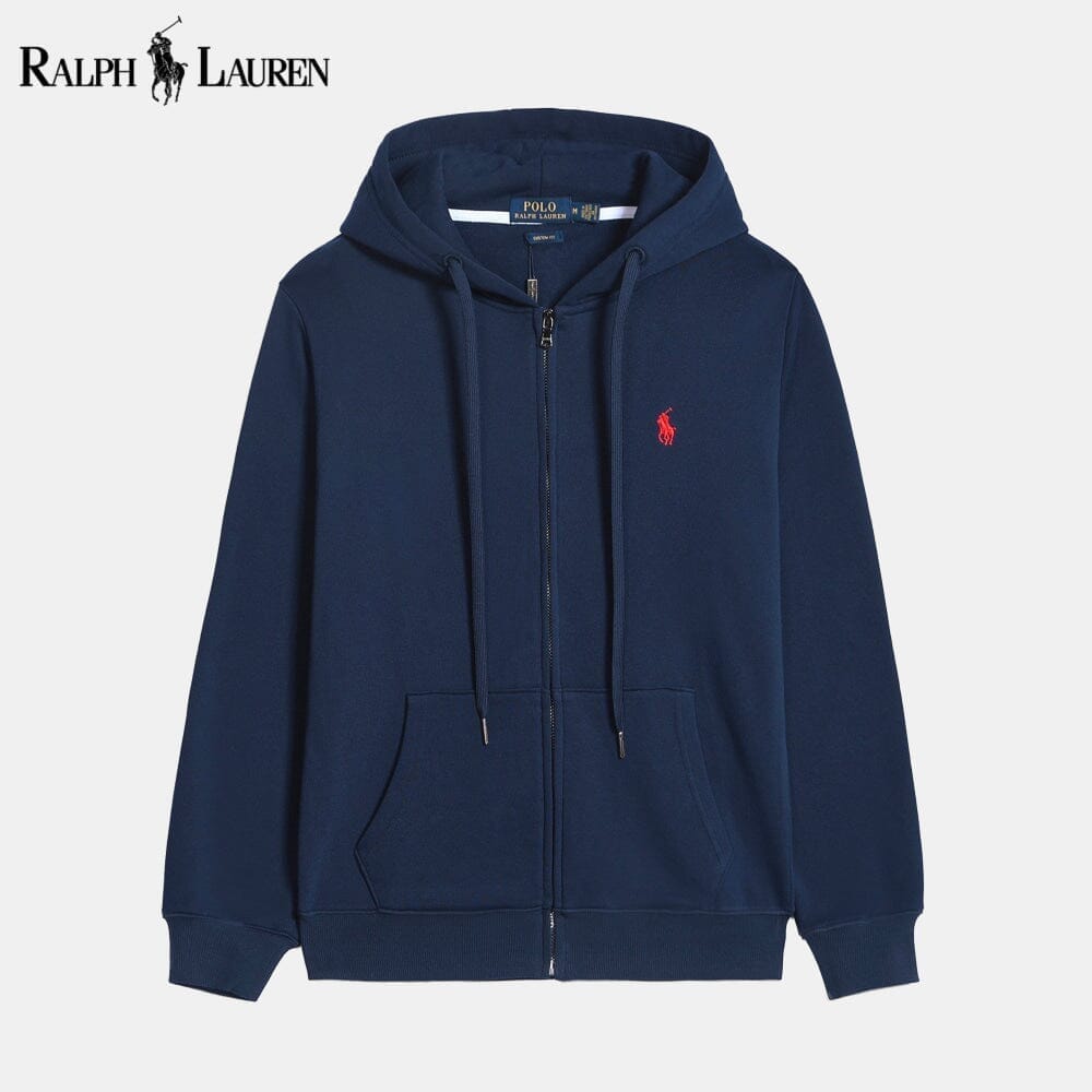 Ralph Lauren Classic Essential Cotton Hoodie LS Blue S