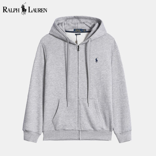 Ralph Lauren Classic Essential Cotton Hoodie LS Grey S