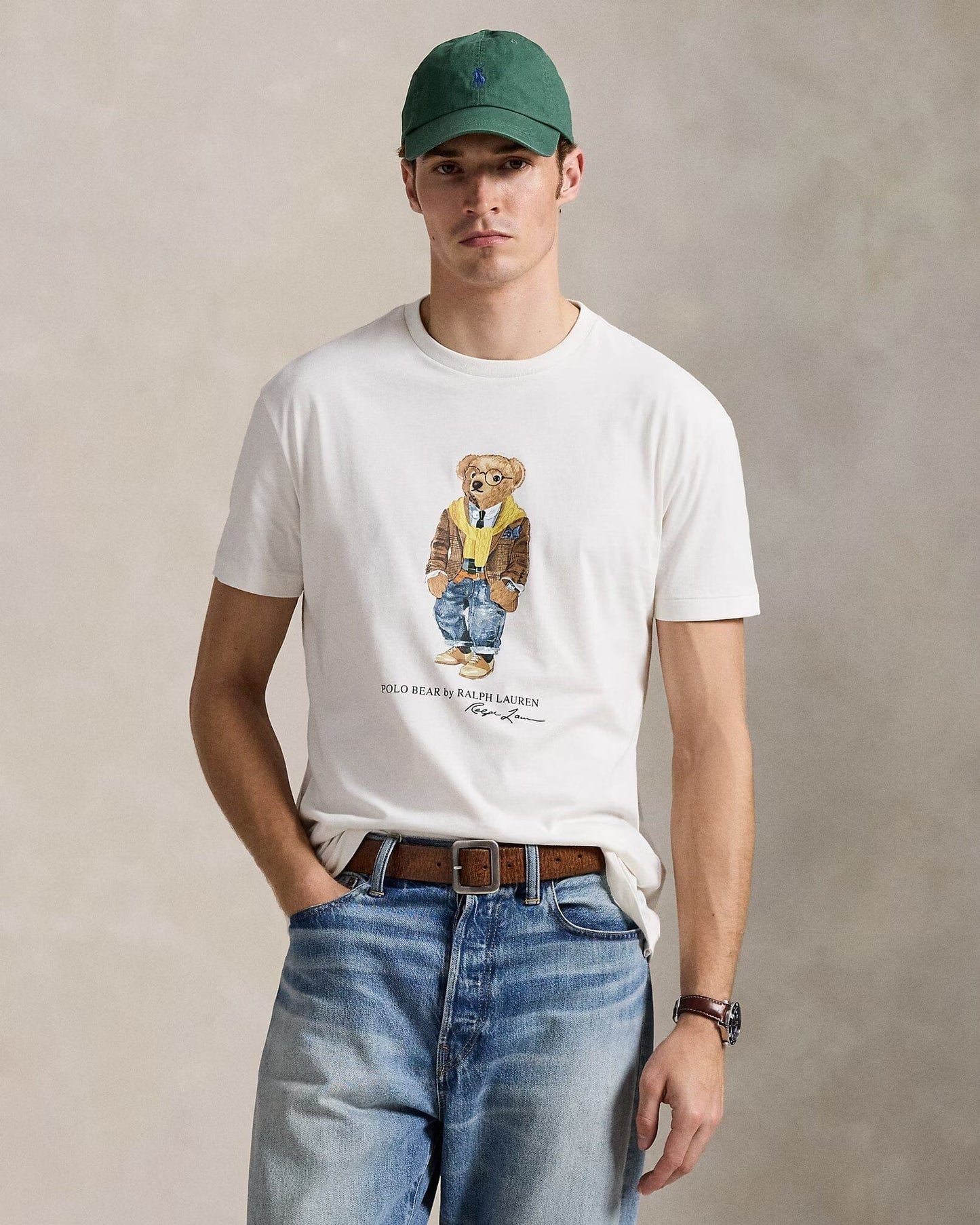 Ralph Lauren Classic Fit Polo Bear Jersey T-Shirt LS