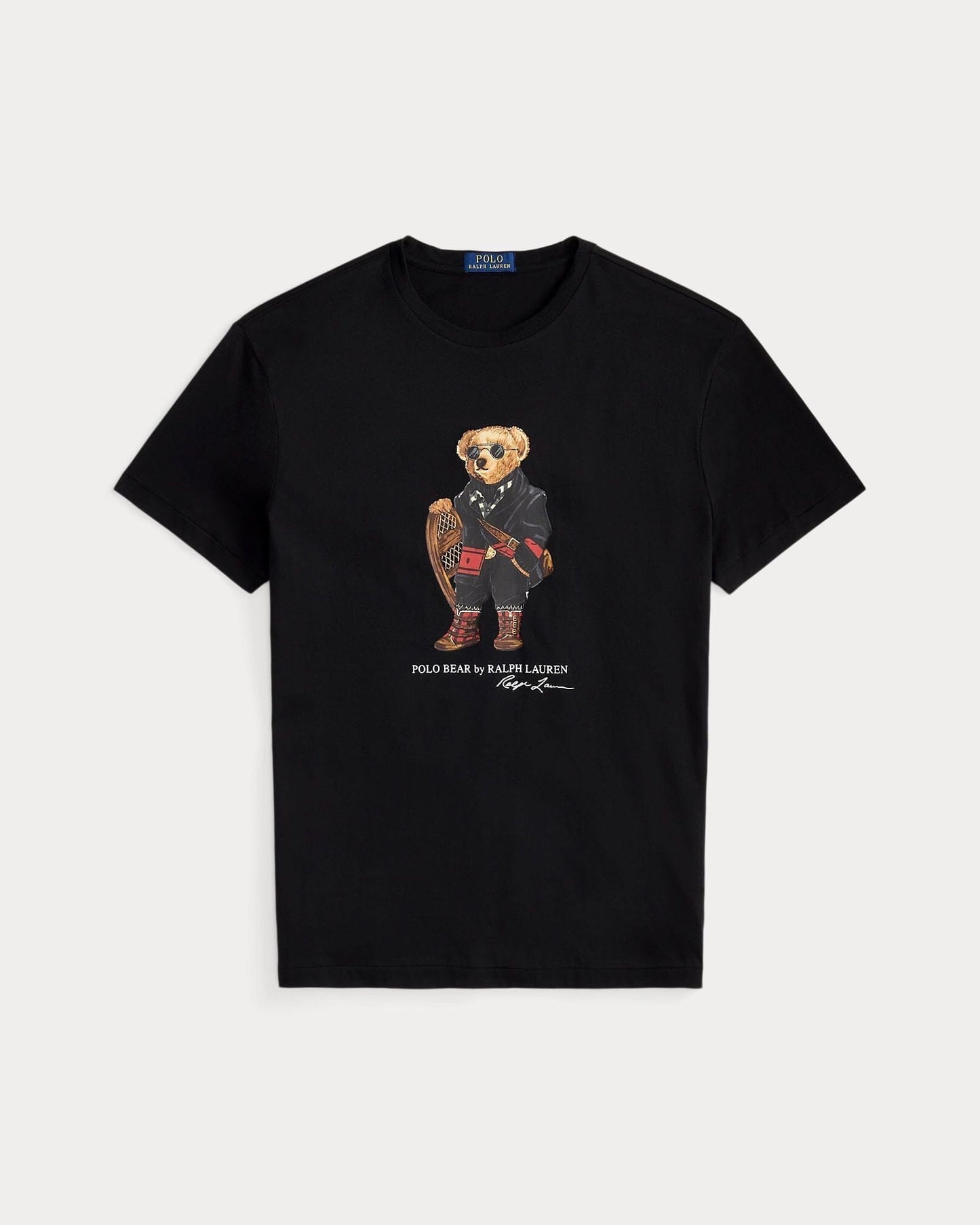 Ralph Lauren Classic Fit Polo Bear Jersey T-Shirt LS Polo Black S
