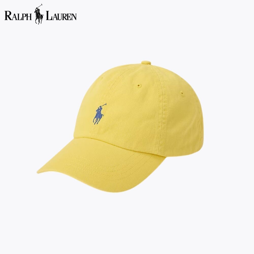 Ralph Lauren Cotton Chino Ball Cap LS Yellow