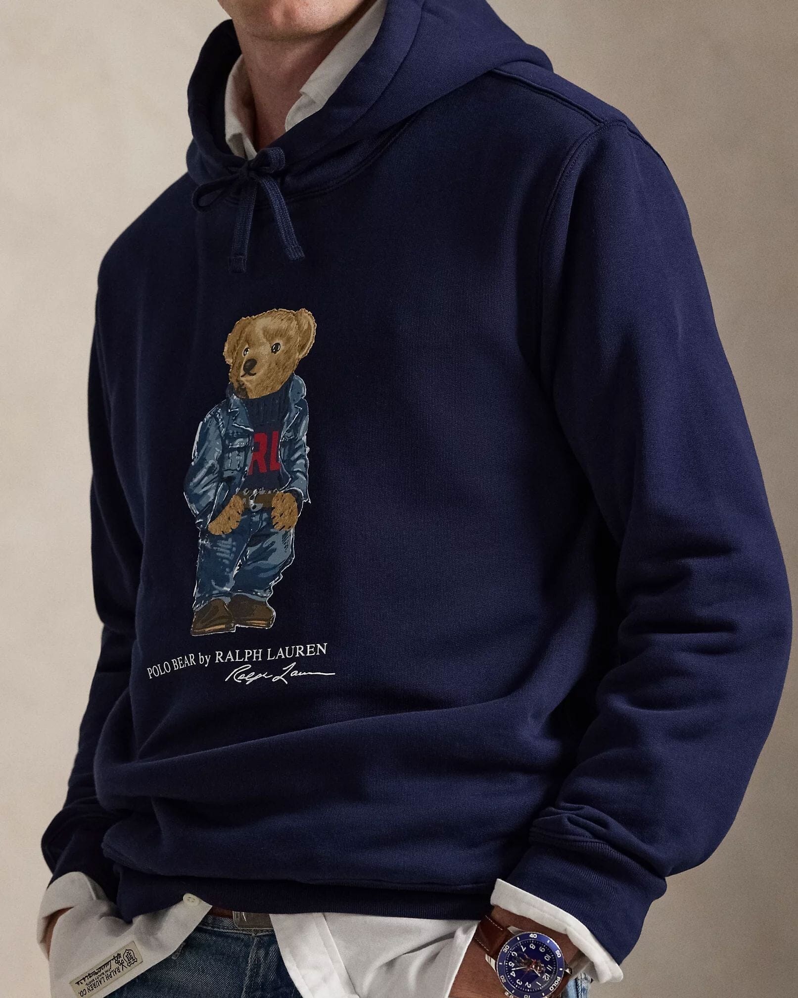 Ralph Lauren Polo Bear Fleece Hoodie LS