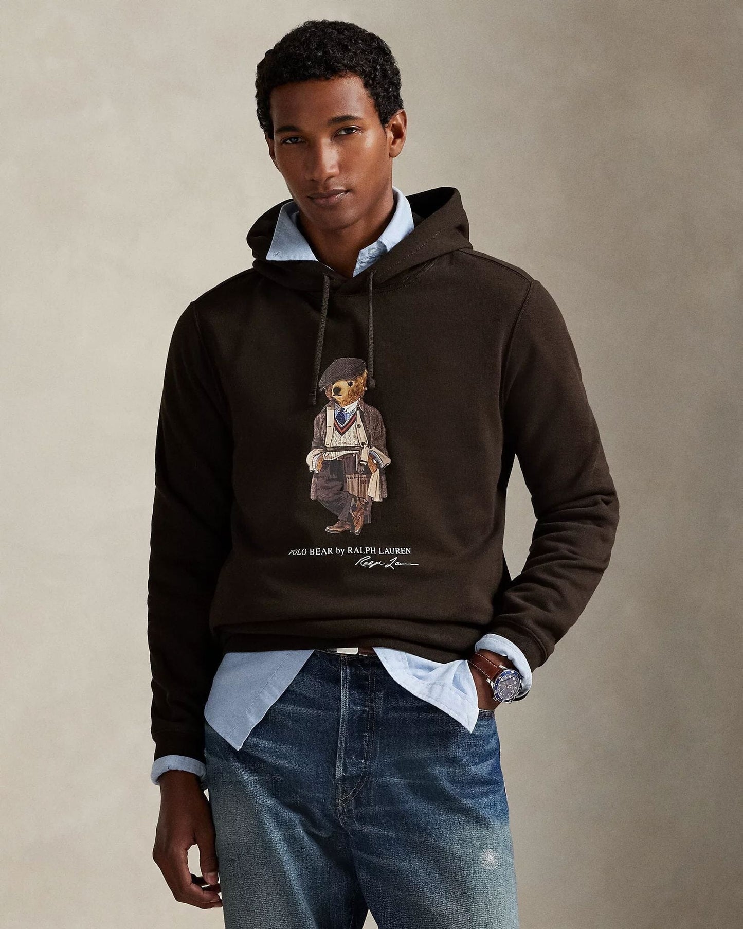 Ralph Lauren Polo Bear Fleece Hoodie LS