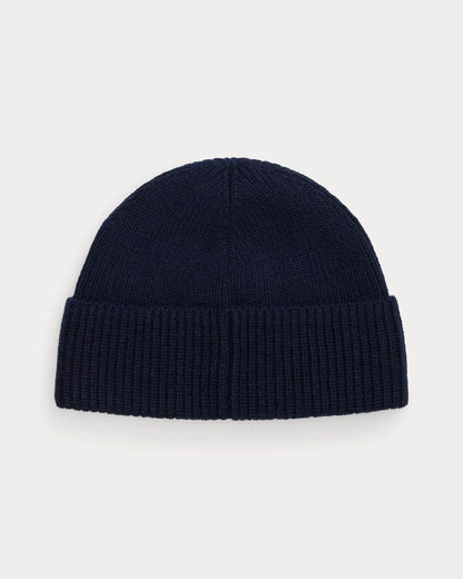 Ralph Lauren Polo Bear Ribbed Knit Hat LS