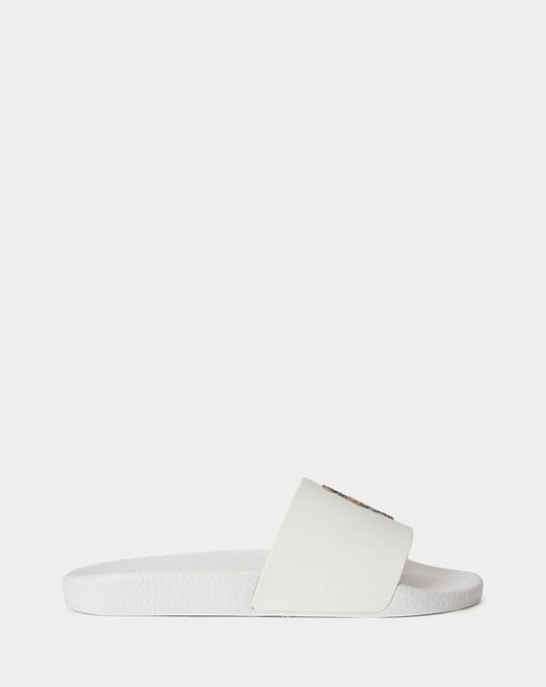 Ralph Lauren Polo Bear Slide LS White Beach Shop Bear 36