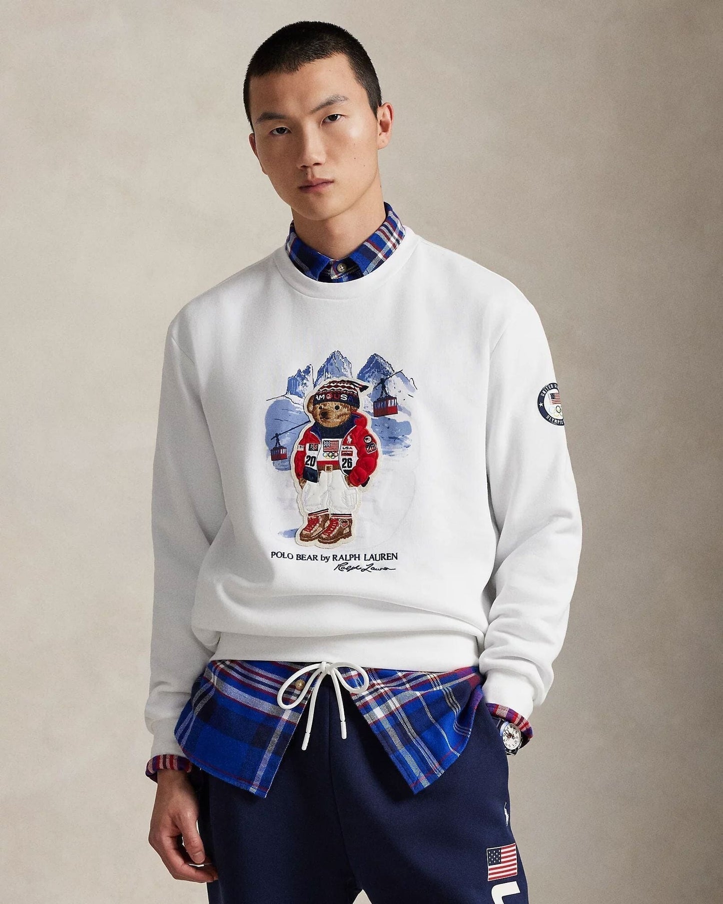 Ralph Lauren Team Usa Polo Bear Sweatshirt LS