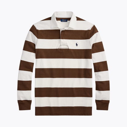 Ralph Lauren The Iconic Rugby Shirt LS Pale Russet/Cream S