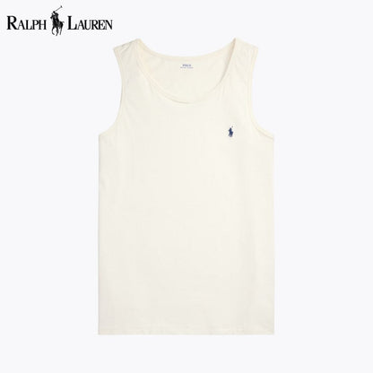 Ralph Lauren Washed Jersey Tank LS Cream S