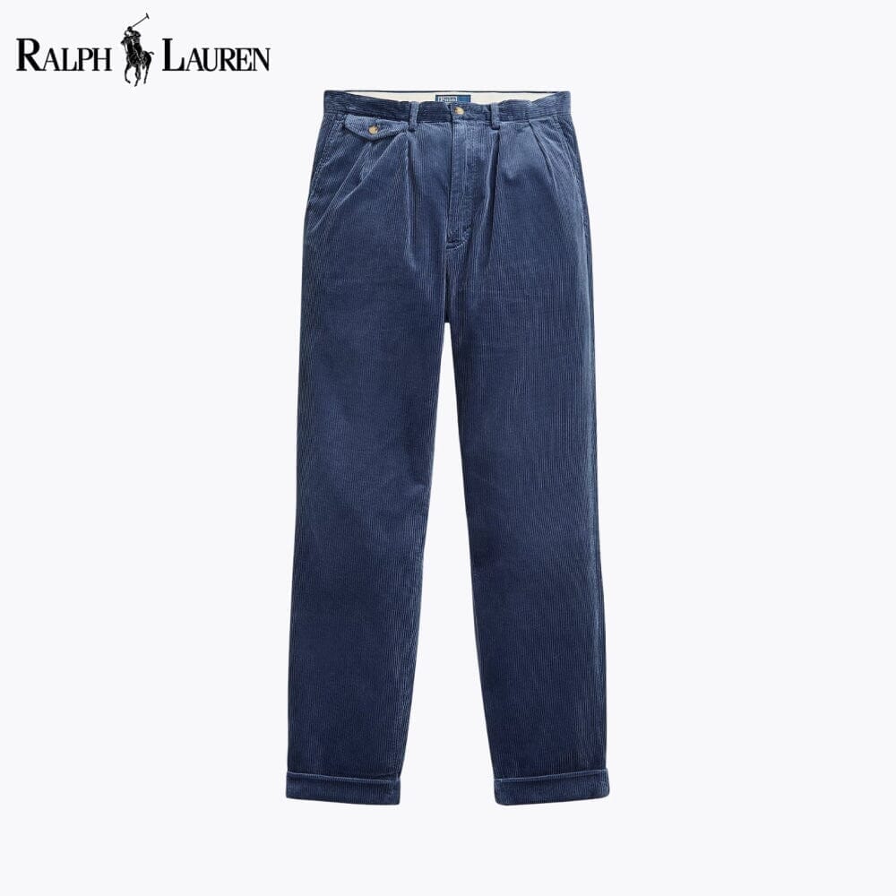 Ralph Lauren Whitman Relaxed Fit Corduroy Pant LS Blue Navy 28