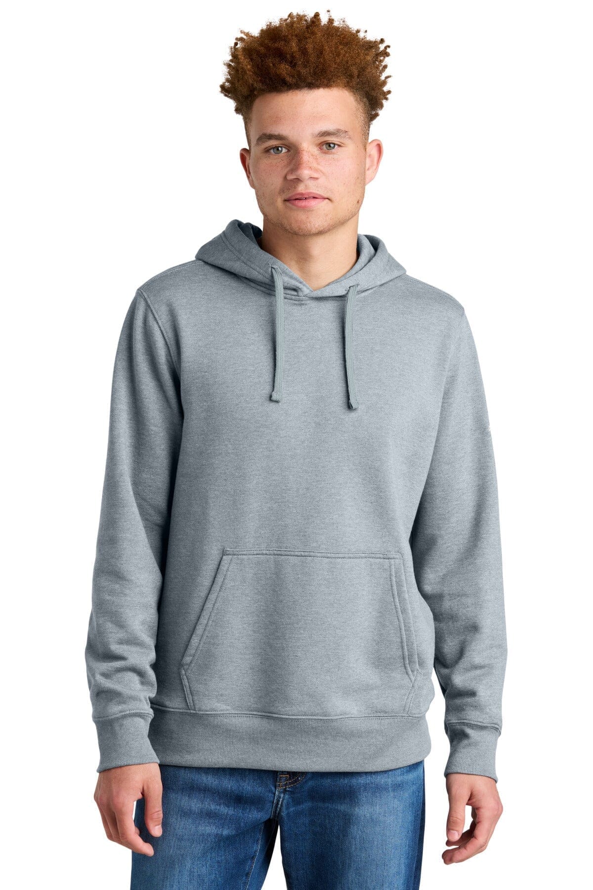 The North Face Sleeve Logo Pullover Hoodie LS Light Grey Heather S