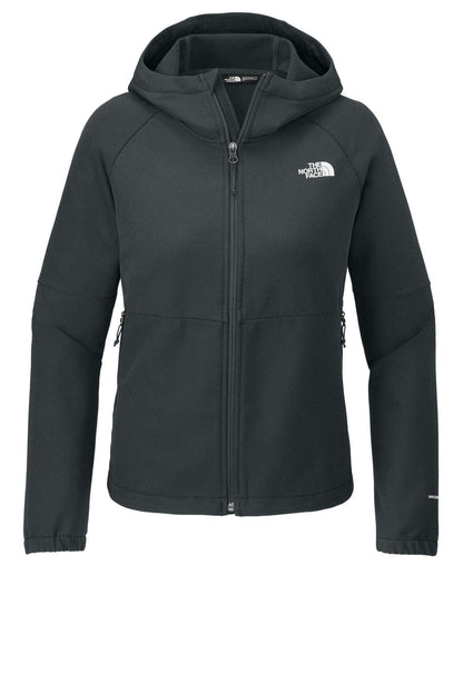 The North Face Women's Barr Lake Hooded Soft Shell Jacket LS Asphalt Grey Dark Heather S